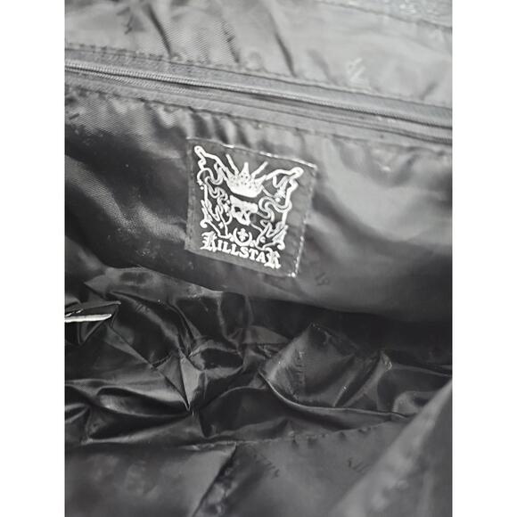 Killstar Black Embossed Gothic Crossbody Shoulder Purse - Picture 4 of 9